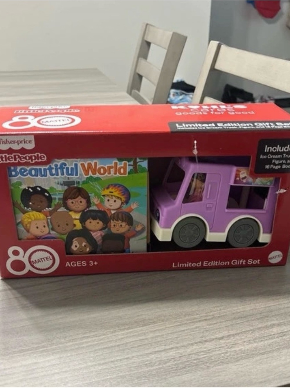 NEW Fisher-Price Little People Ice Cream Truck Gift Set